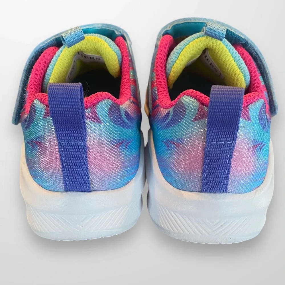 Skechers Toddler Girls Size 5.5 Swirly Sweets Sneaker‎ Shoes NEW Washable